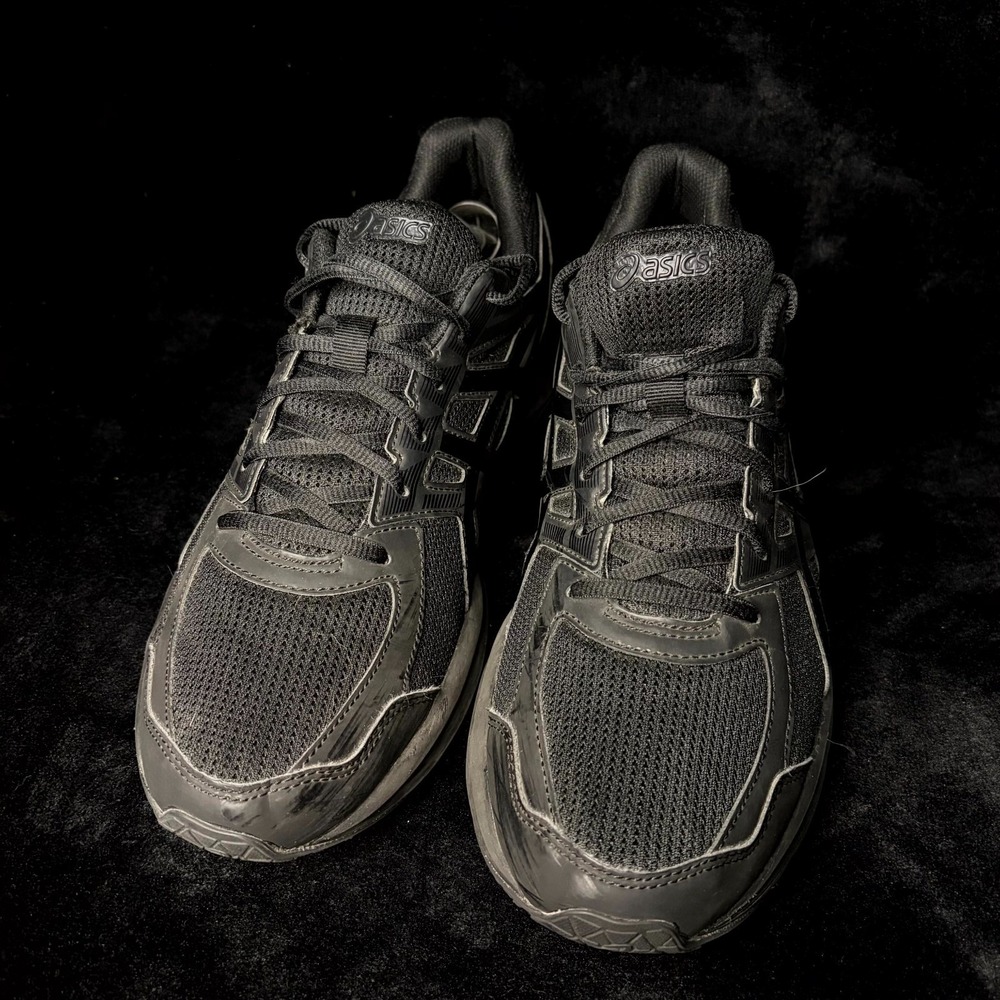 Asics Jolt T7K3N Mens Size 11.5 Running Shoes Triple Black Athletic Sneakers - Picture 2 of 7